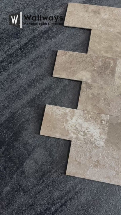 Selbstklebende Fliesen - Bricked Taupe - 29,5 x 28,8 cm
