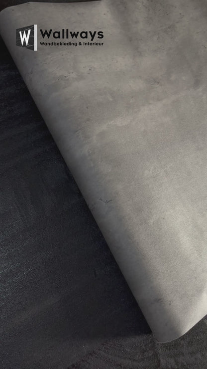 Selbstklebende Tapete - Dark Cement - 60 cm x 10 m