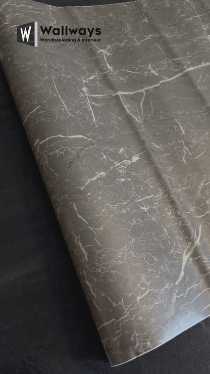 Selbstklebende Tapete - Grey Marmer - 60 cm x 10 m