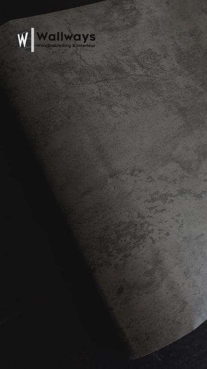 Selbstklebende Tapete - Dark Concrete - 60 cm x 10 m